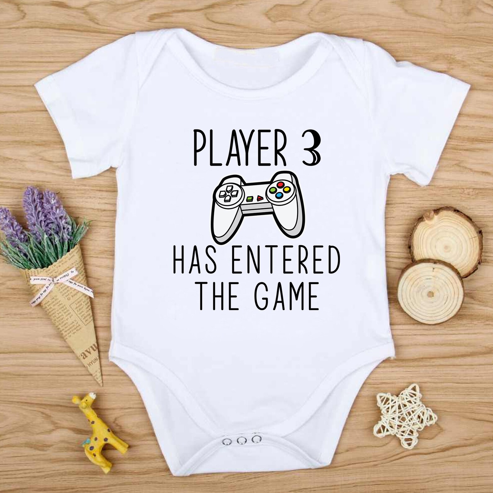Player 3 Has Entered The Game Onesie® Funny Baby Clothes Etsy