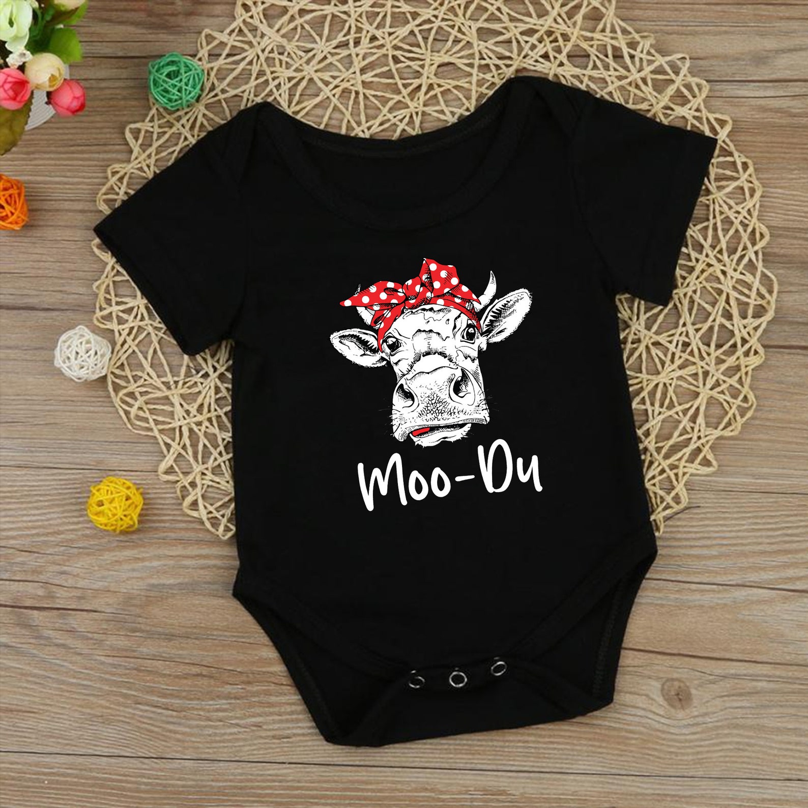 Moody Onesie Farm Onesie® Cow Onesie® Country Baby Etsy