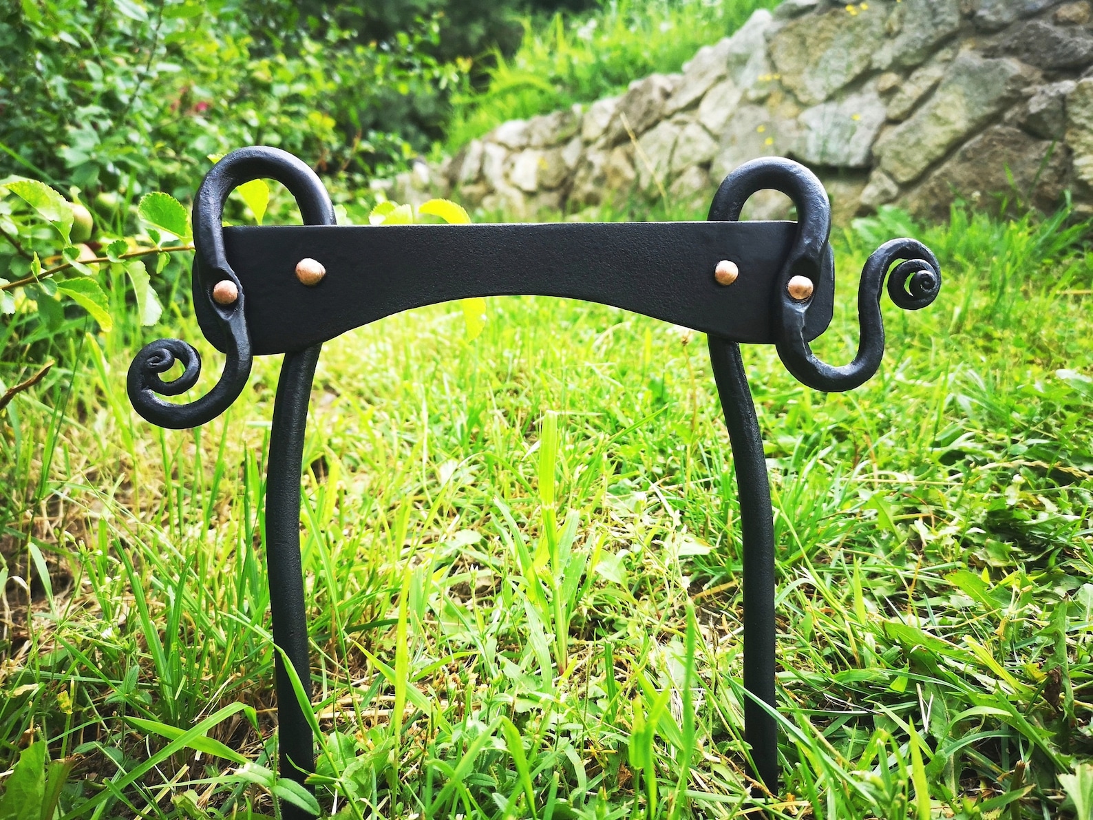 Boot Scraper With Copper Rivets Boot Scraber Boot Etsy UK