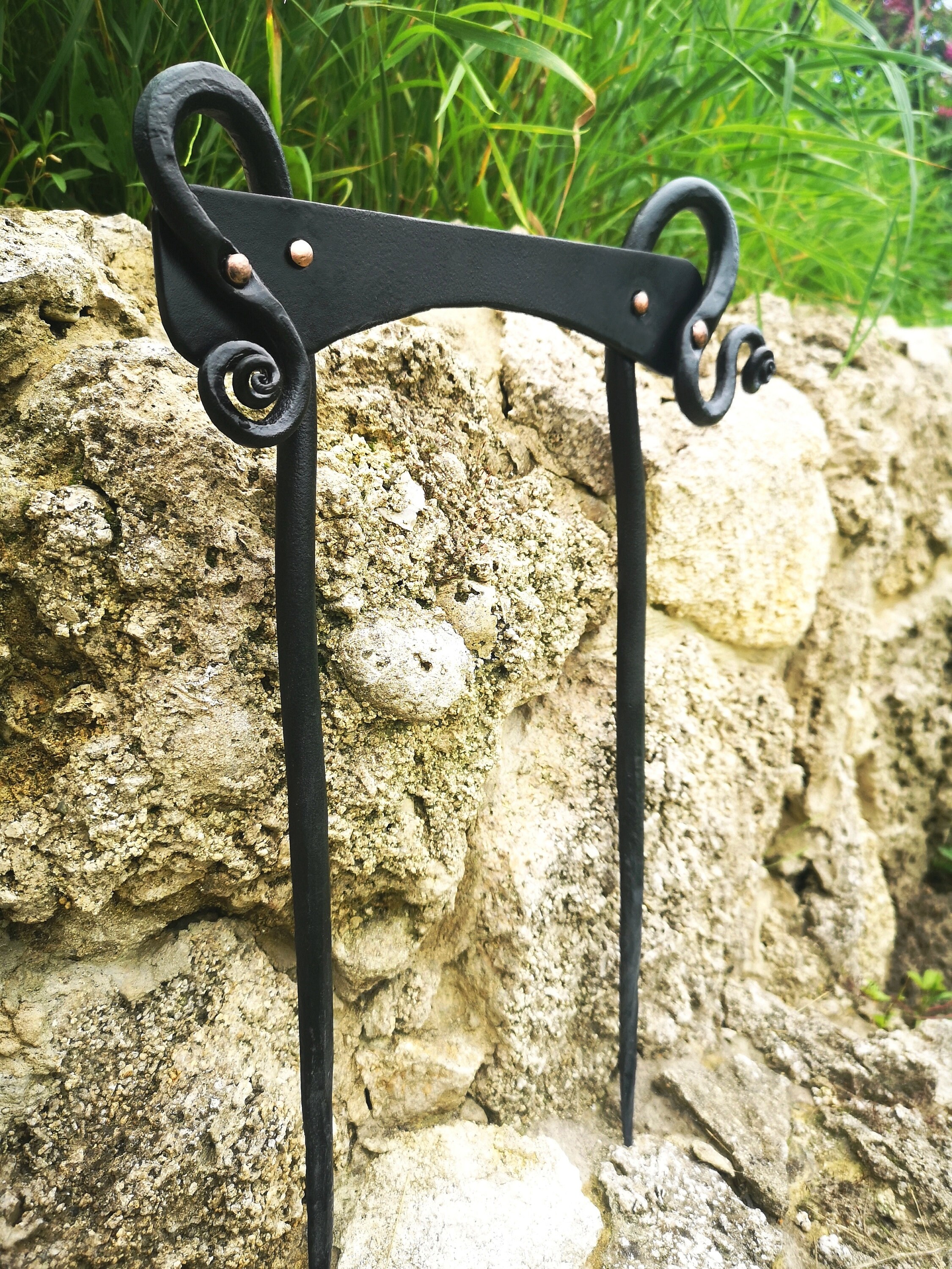 Boot Scraper With Copper Rivets Boot Scraber Boot Etsy UK