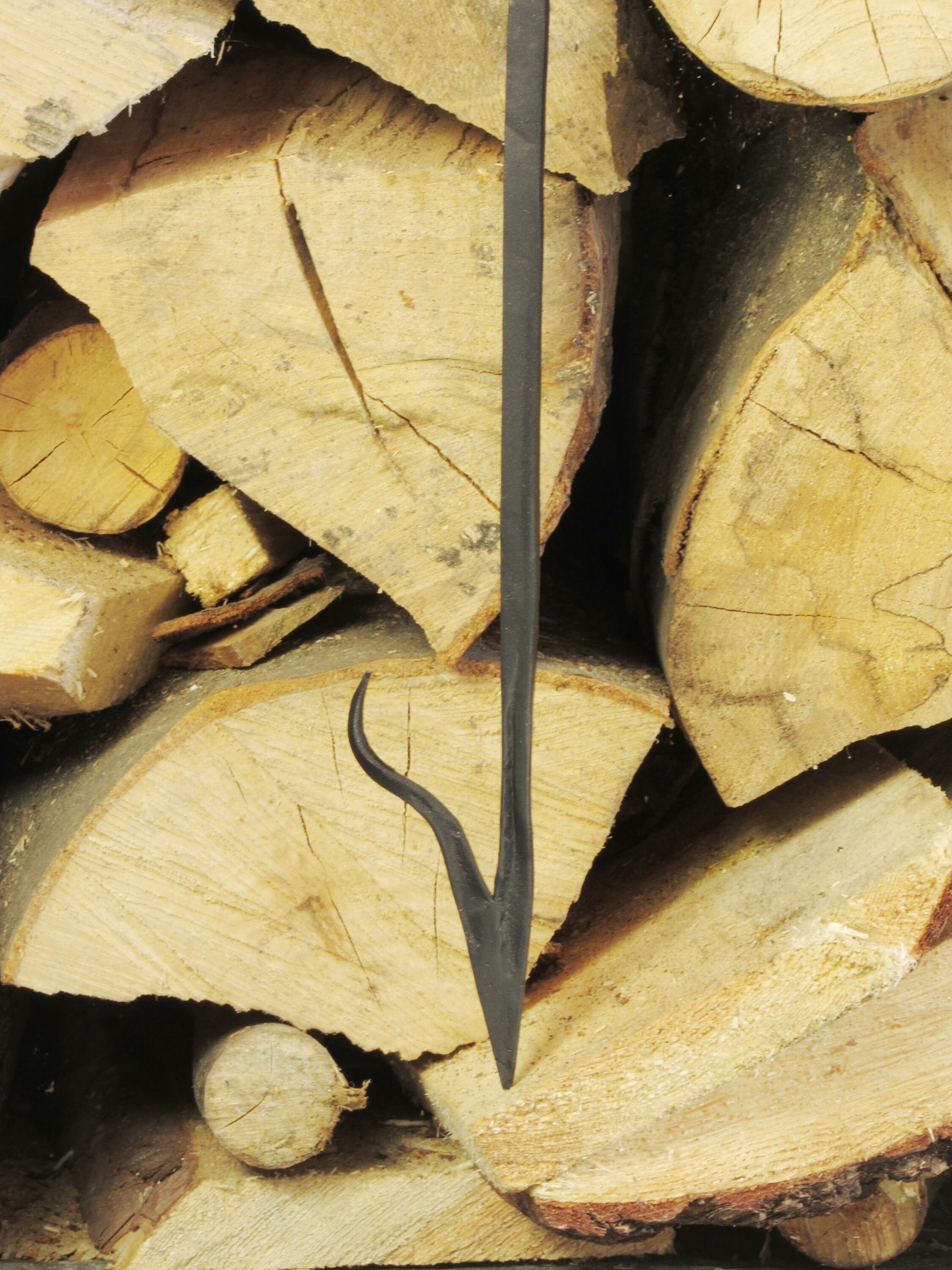 Hand Fire Poker and Hook Etsy