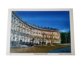 Royal Crescent Bath art print