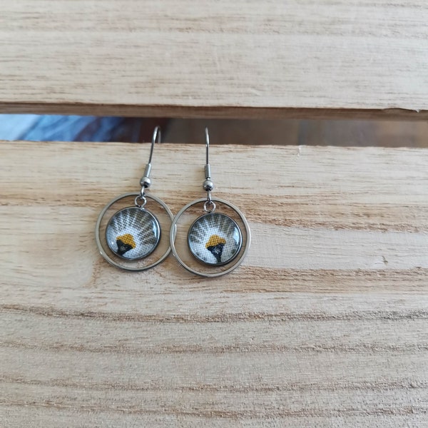 Boucles d'oreilles fait main, cadeau, accessoire femme