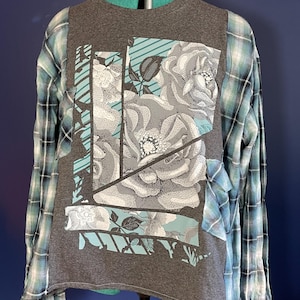 Floral Upcycled Shirt