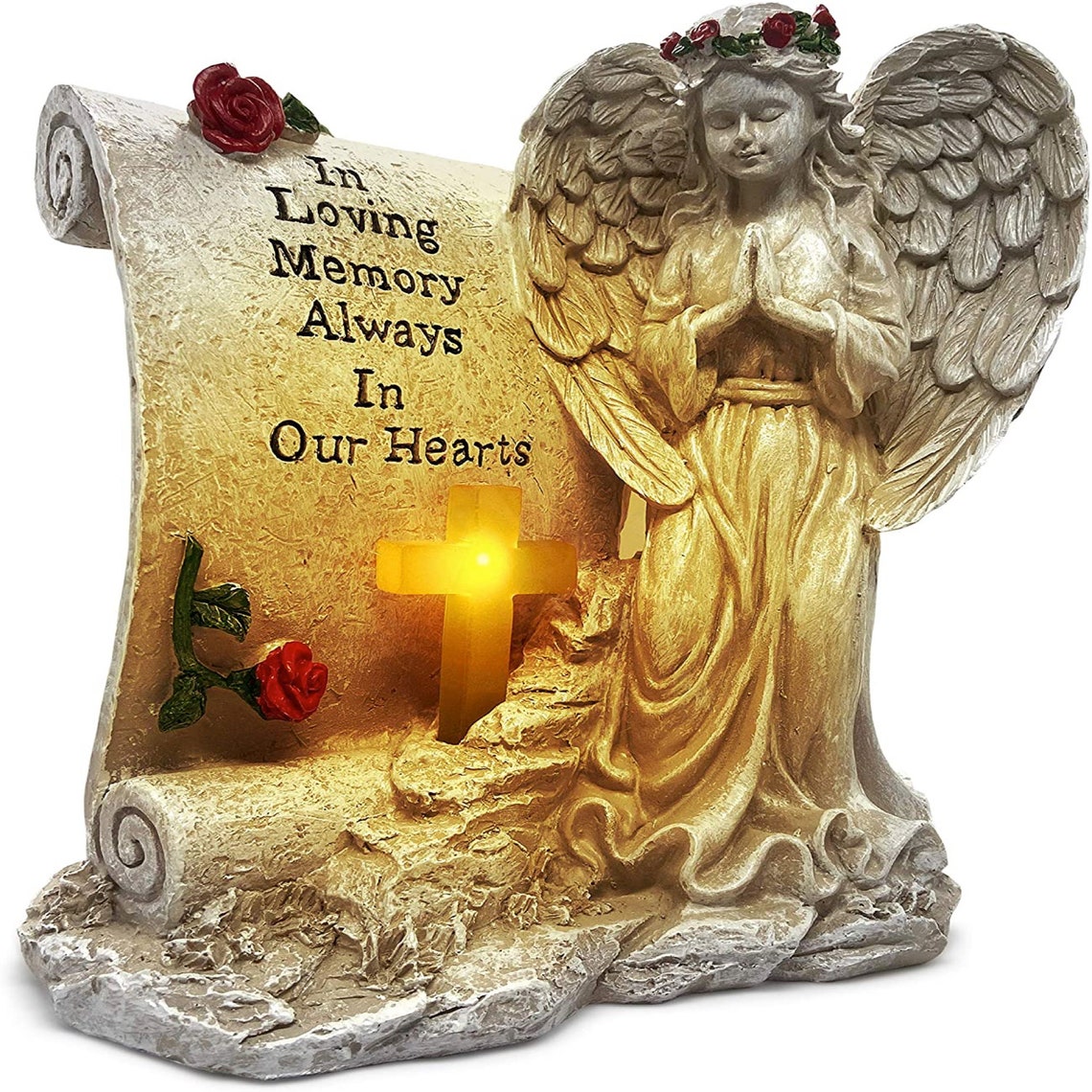 Memorial Gifts Angel Memorial Garden Stone Sympathy Gift Etsy