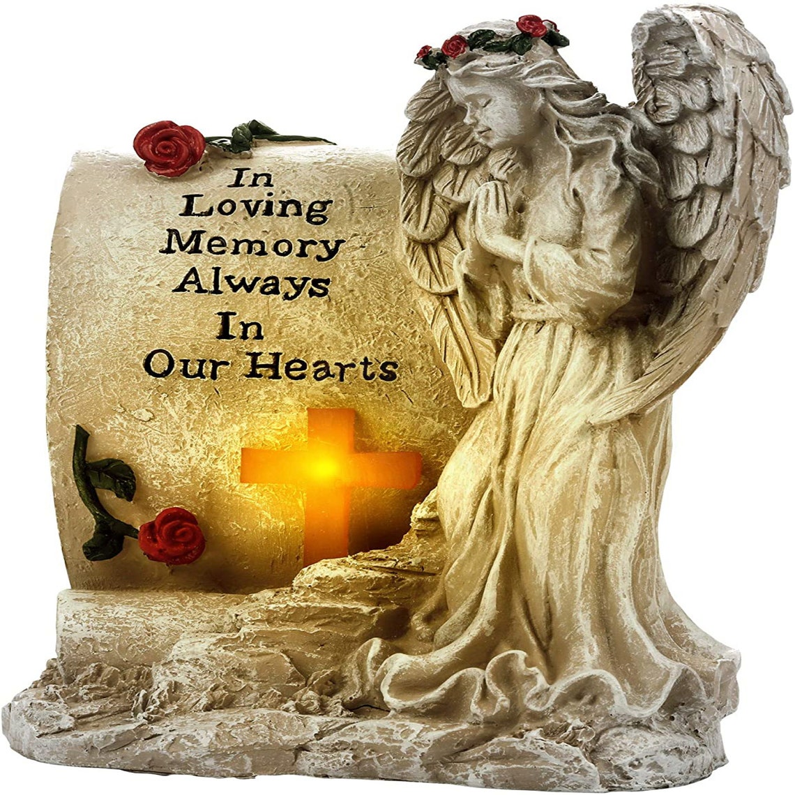 Memorial Gifts Angel Memorial Garden Stone Sympathy Gift Etsy