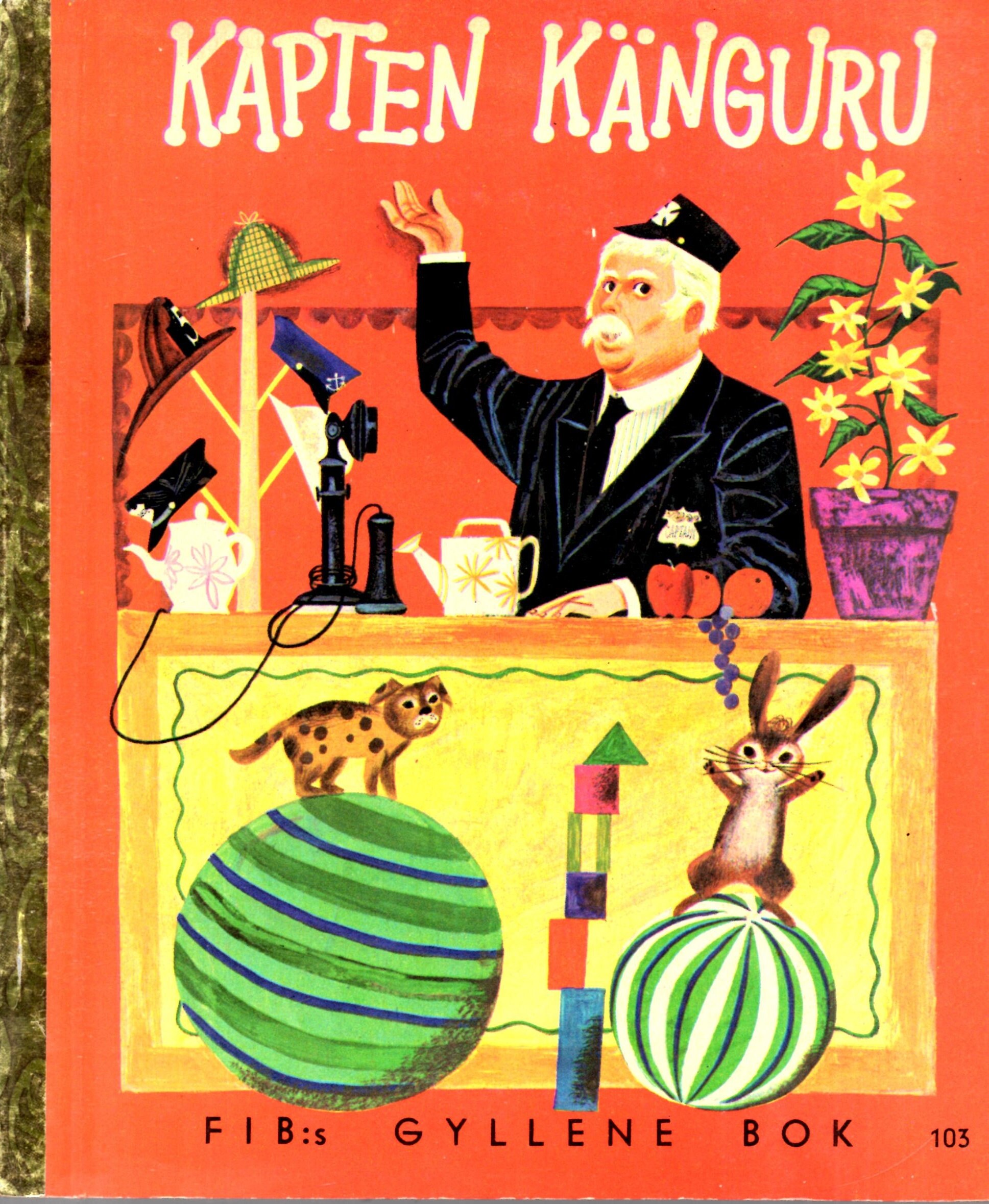 Kapten Kanguru Swedish Edition of Captain Kangaroo Little  Etsy