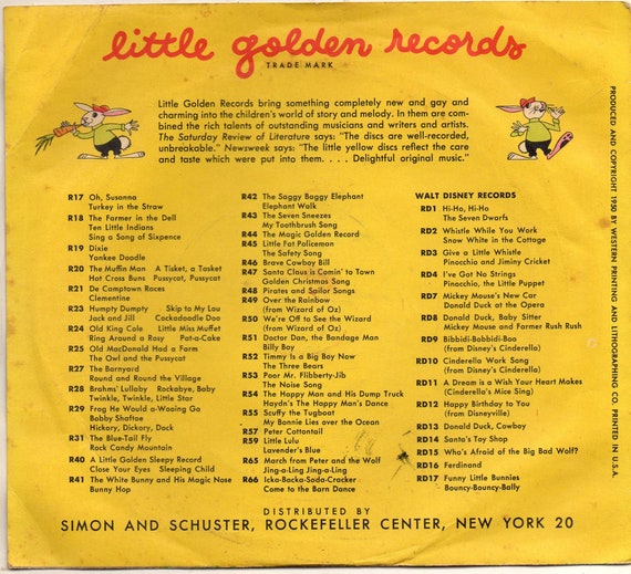 Peter Cottontail Record Easter Bunny Rabbit Anne Lloyd the