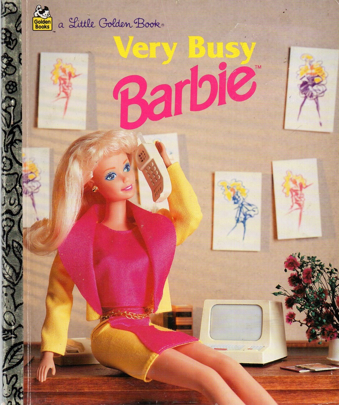 Very Busy Barbie (TM) Mrs. Appleberry Broken Wrist Hardcover Little ...
