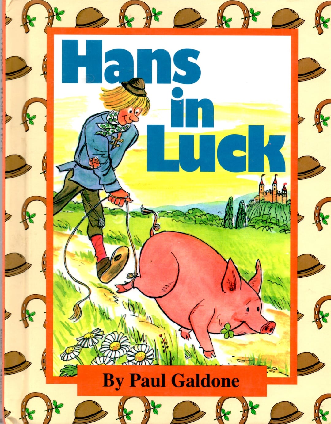 Hans in Luck Apprentice Trades Lump of Gold for Horse Cow Pig Goose Grindstone Hardcover