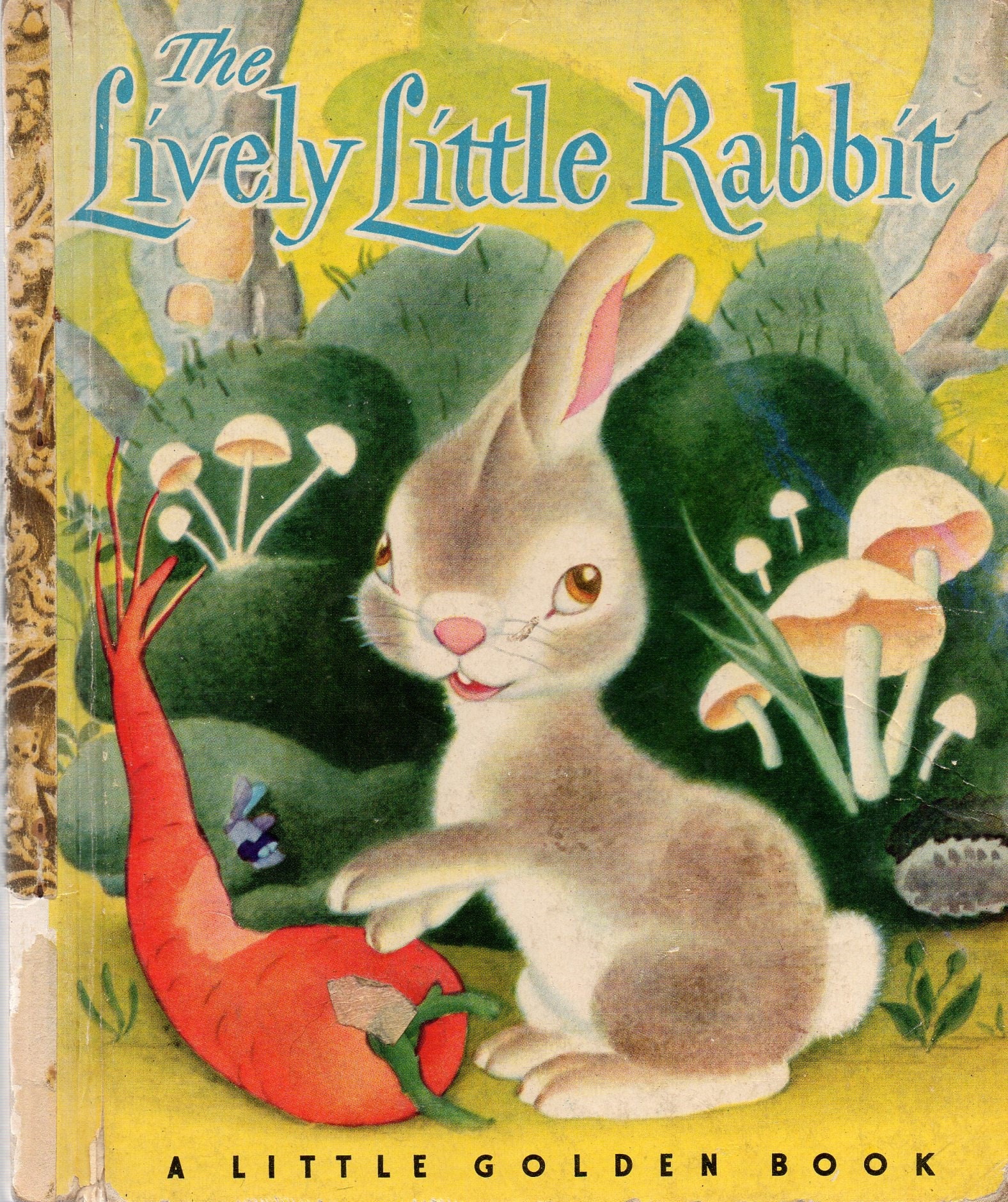 Lively Little Rabbit Breakfast for a Weasel Squirrel Owl Hardcover Little Golden Children's Book