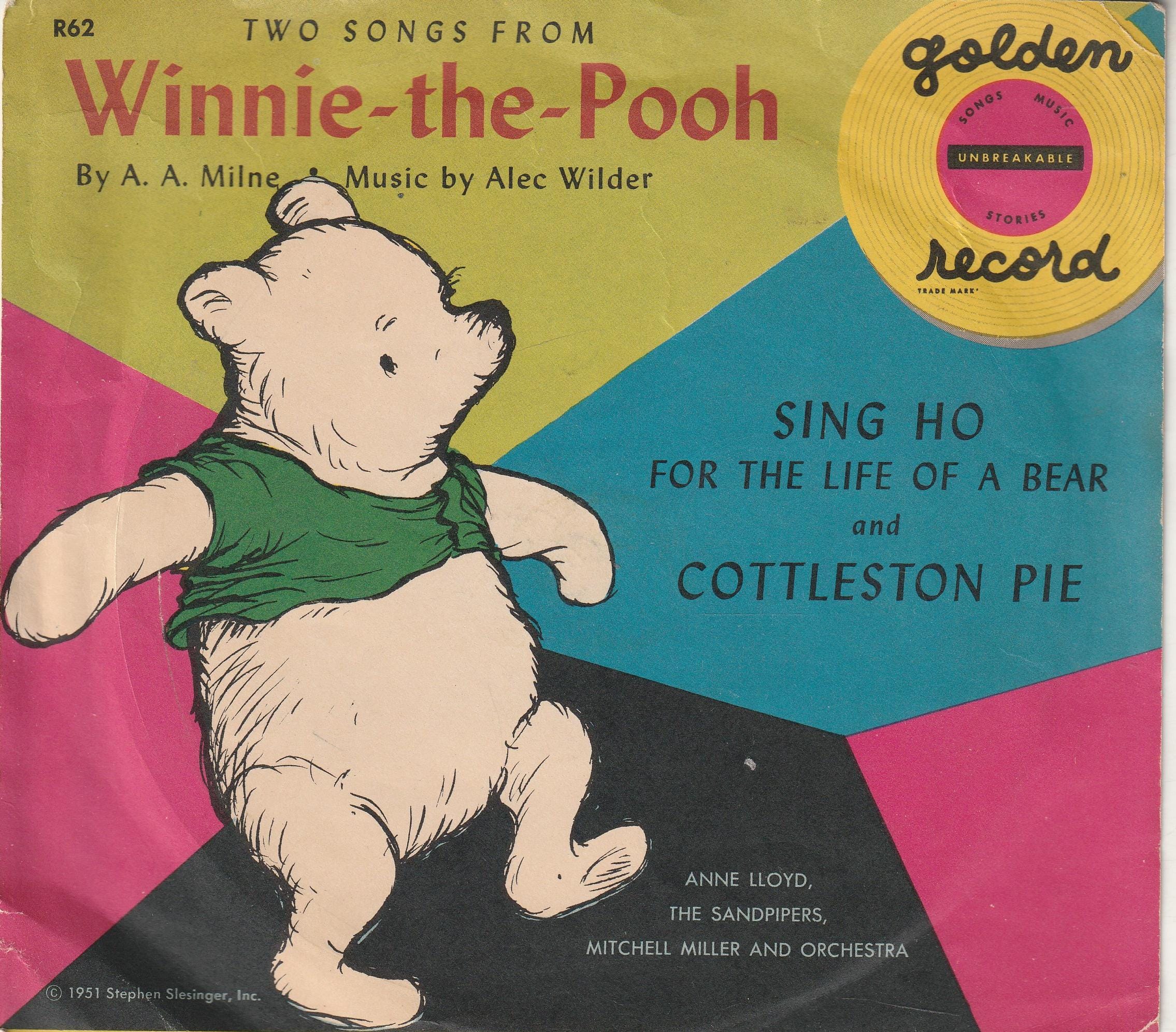 Winnie the Pooh Vinyl Record - Etsy
