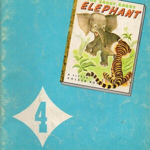 Baggy Saggy Elephant Dancing Baby Parrot Tiger Lion Alligator Little Golden Softcover Book 4