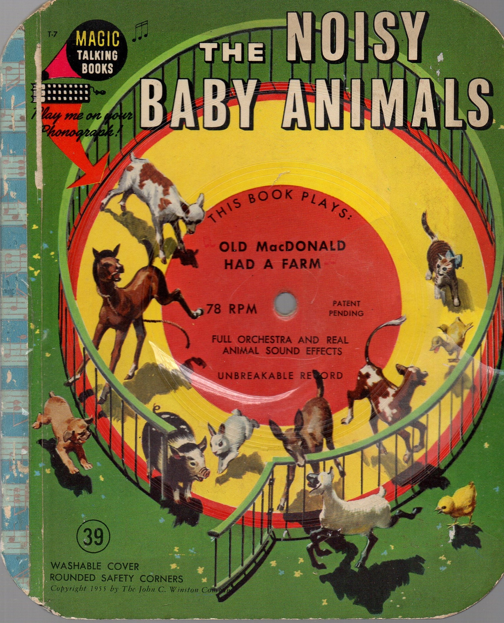 Noisy Baby Animals Magic Talking Book With 78 RPM Record in the
