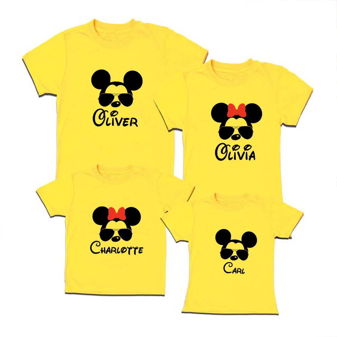 Disney Family Shirt Matching Family Disney Shirts Birthday Etsy