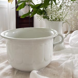 Antique Ironstone Chamber Pot