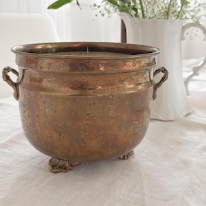 Brass Planter/Footed Planter