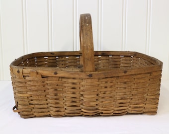 Split wood Basket