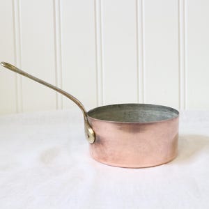 Copper Pot with Brass Handle