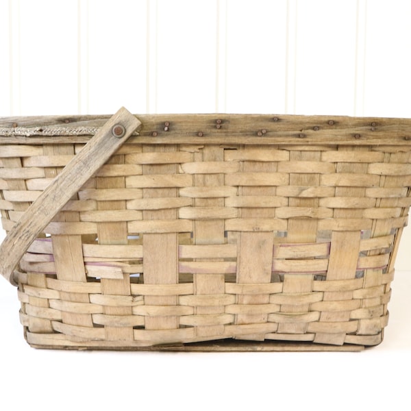 Split Wood Basket