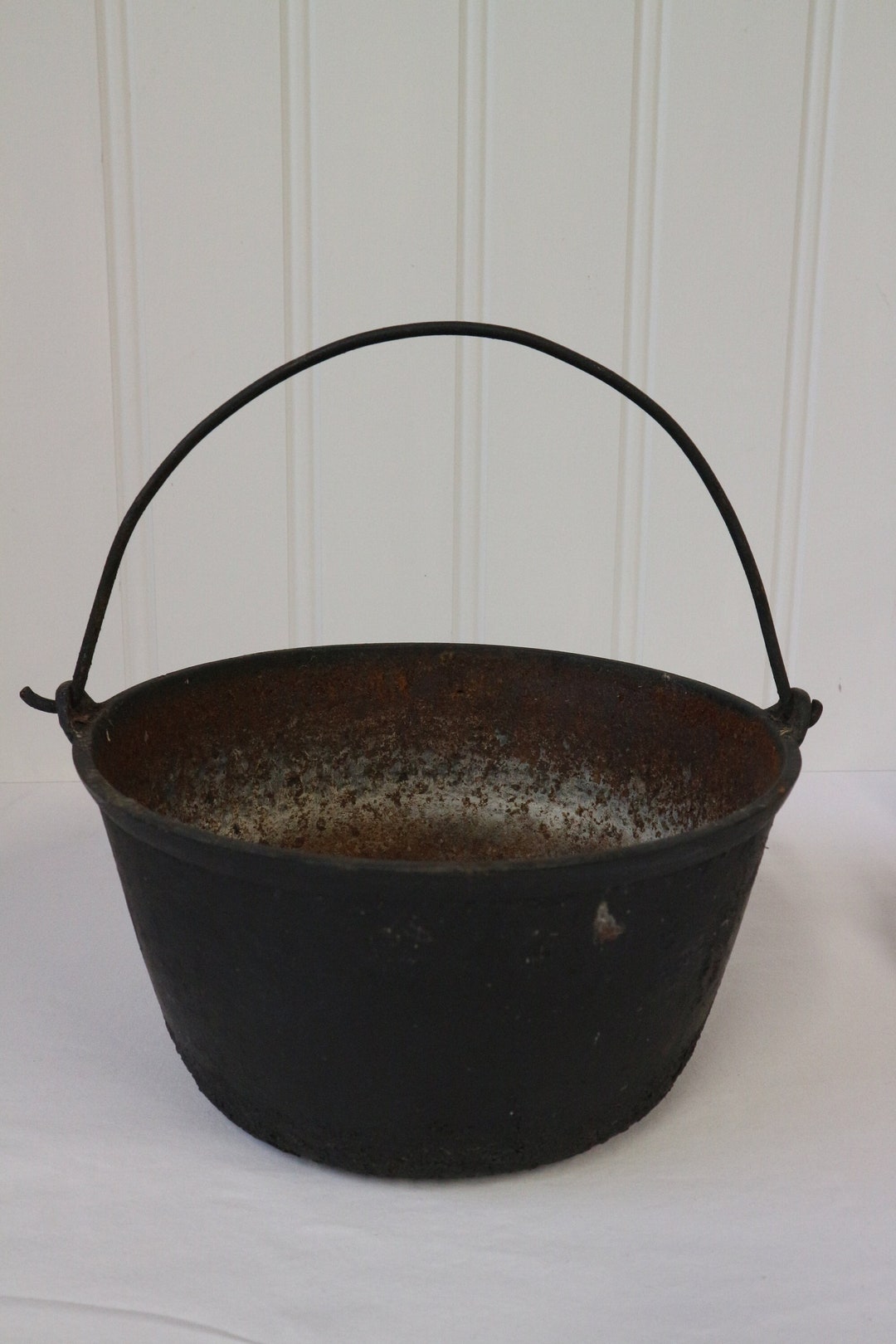 Cocotte En Fonte Carl Gottbill Antique 37cm - Allemagne 1900 - Avec Couvercle