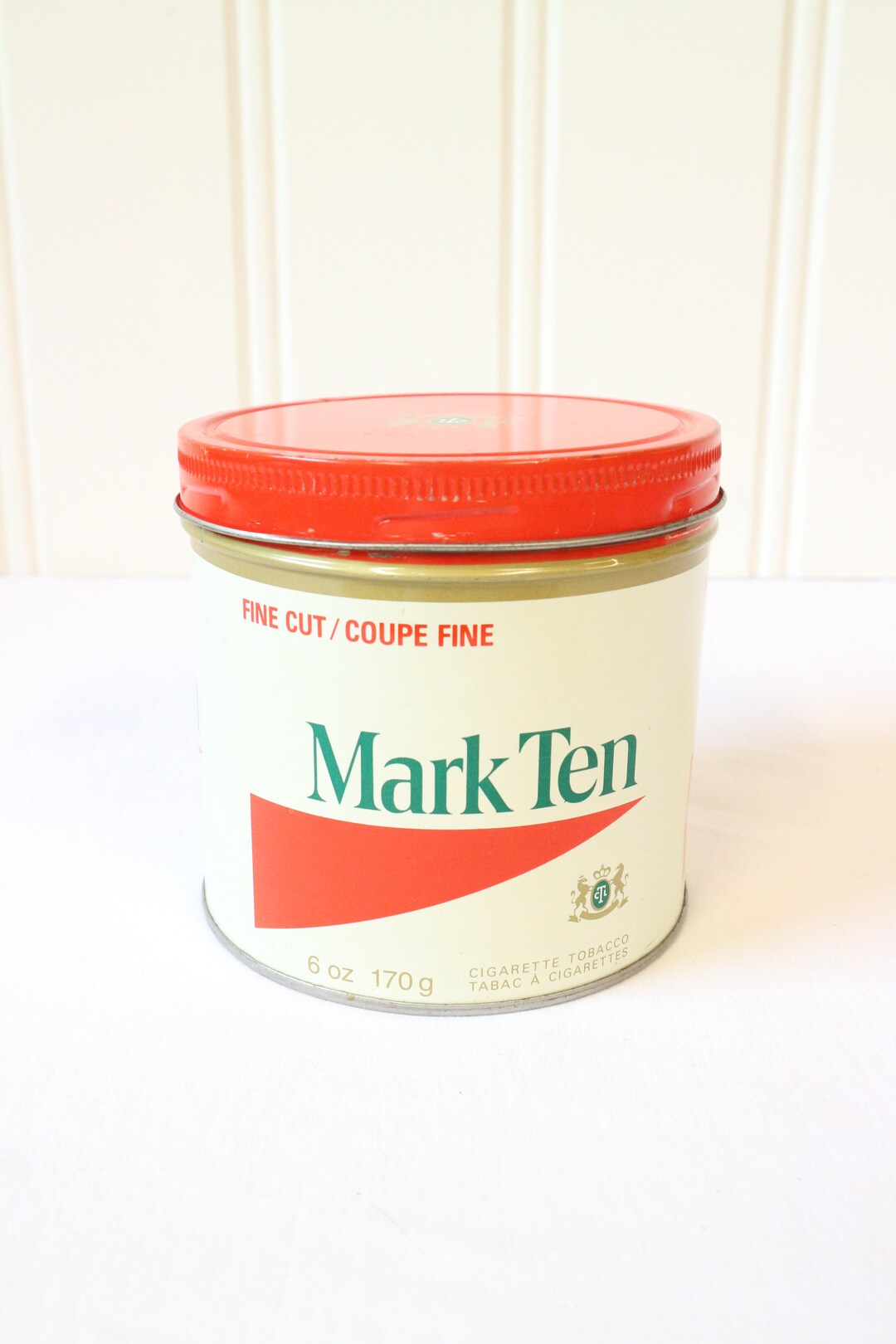 Vintage Mark Ten Cigarette Tabacco Can - Etsy