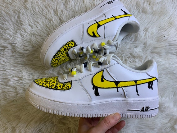 smiley face air force ones