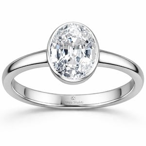 Divya Shakti Naturlig Vit Safir Safed Pukhraj Enkel Design Silverring För Kärlek & Välstånd