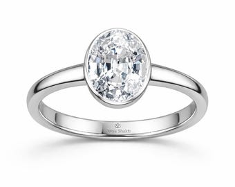 Divya Shakti Natural White Sapphire Safed Pukhraj  Plain Design Silver Ring For Love & Prosperity