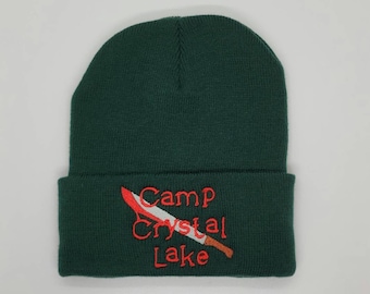 FRIDAY the 13th / JASON VOORHEES Machete/  " Camp Crystal Lake " / Horror Movie Apparel