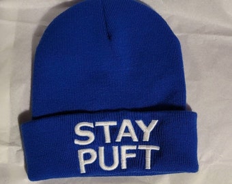STAY PUFT / 3D Puff Embroidered Beanie / Ghostbusters Marshmallow Man
