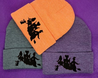 SALEM WITCH SISTERS / Black Cat / Spooky Season Beanie
