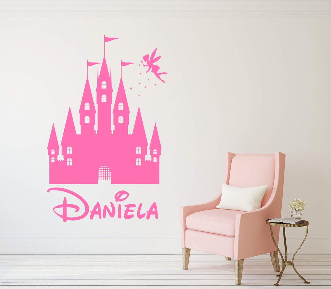 Personalized Fairy Name Wall Decal - Nursery Wall Decals - Fairy Moon ...