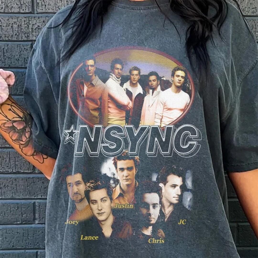 Comfort Colors Vintage 90s NSYNC Bye Bye Tour Tee Shirt Nsync Etsy