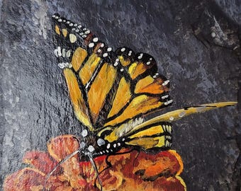 Butterfly Monarch  Acrylic Painting Reproductions | Art Print |  Bookmark | Greeting Card | Magnet | Phone Grip | Tote | Sticker