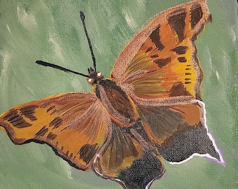 Butterfly Acrylic Painting Reproductions | Art Print |  Bookmark | Greeting Card | Magnet | Phone Grip | Tote | Sticker