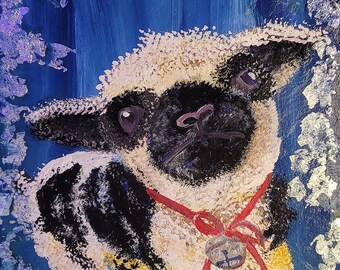Sheep Acrylic Painting Reproductions | Art Print |  Bookmark | Greeting Card | Magnet | Phone Grip | Tote | Sticker