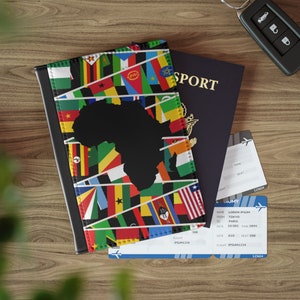 Afrikanische Flaggen Reisepasshülle, Afrikanisches Reisegeschenk, Afrikanische Reiseutensilien | Afrika, Reiseetui, Global Decor