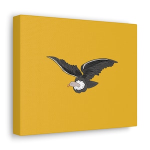 Bolivia Gallery Wrap, Bolivian Canvas Gallery Print, Bolivia Coat of Arms Vintage Andean Condor, Bolivian Wall Art, Bolivian Decor, Bolivia