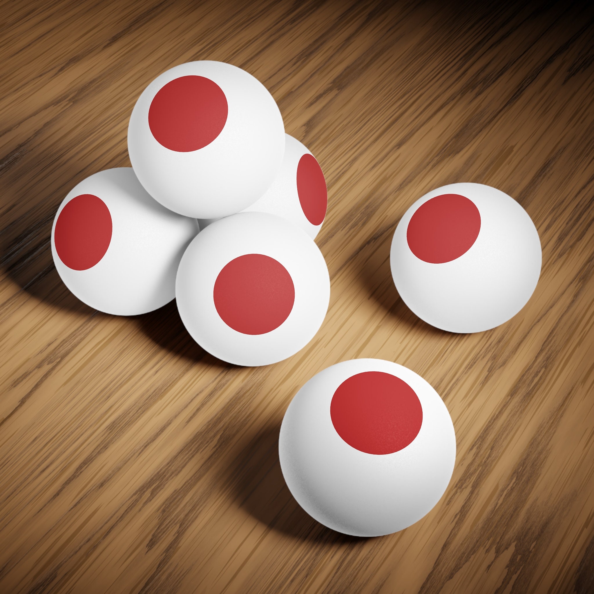 Japan Table Tennis Balls (set of 6), Japan Ping Pong Balls (6