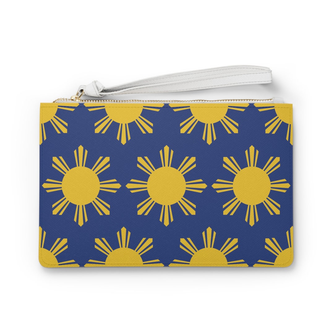 Philippines Clutch Bag Blue Filipino Clutch Purse Etsy