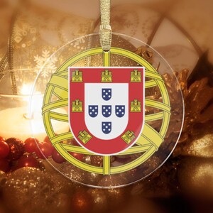 Adornos acrílicos de Portugal, Adornos navideños de Portugal, Decoración navideña europea, Adornos navideños europeos, Decoración de fiesta portuguesa, Portugal
