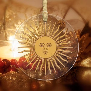 Argentina Acrylic Ornaments, Argentina Holiday Ornaments, Latino Holiday Decor, Latino Christmas Ornaments, Argentina Party Decor, Argentina