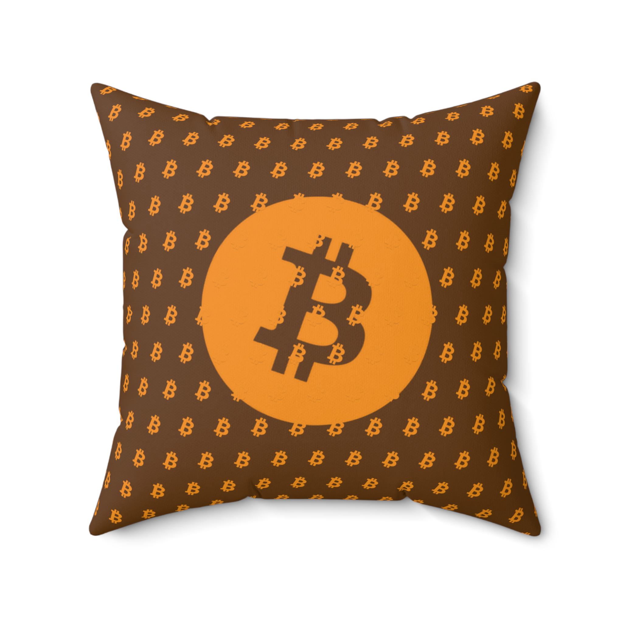 ビットコインフェイクスエード枕 BTCモノグラム枕 ビットコイン暗号装飾 暗号家庭およびオフィス 暗号ギフト ビットコインハウスギフト 暗号枕 -  Etsy 日本