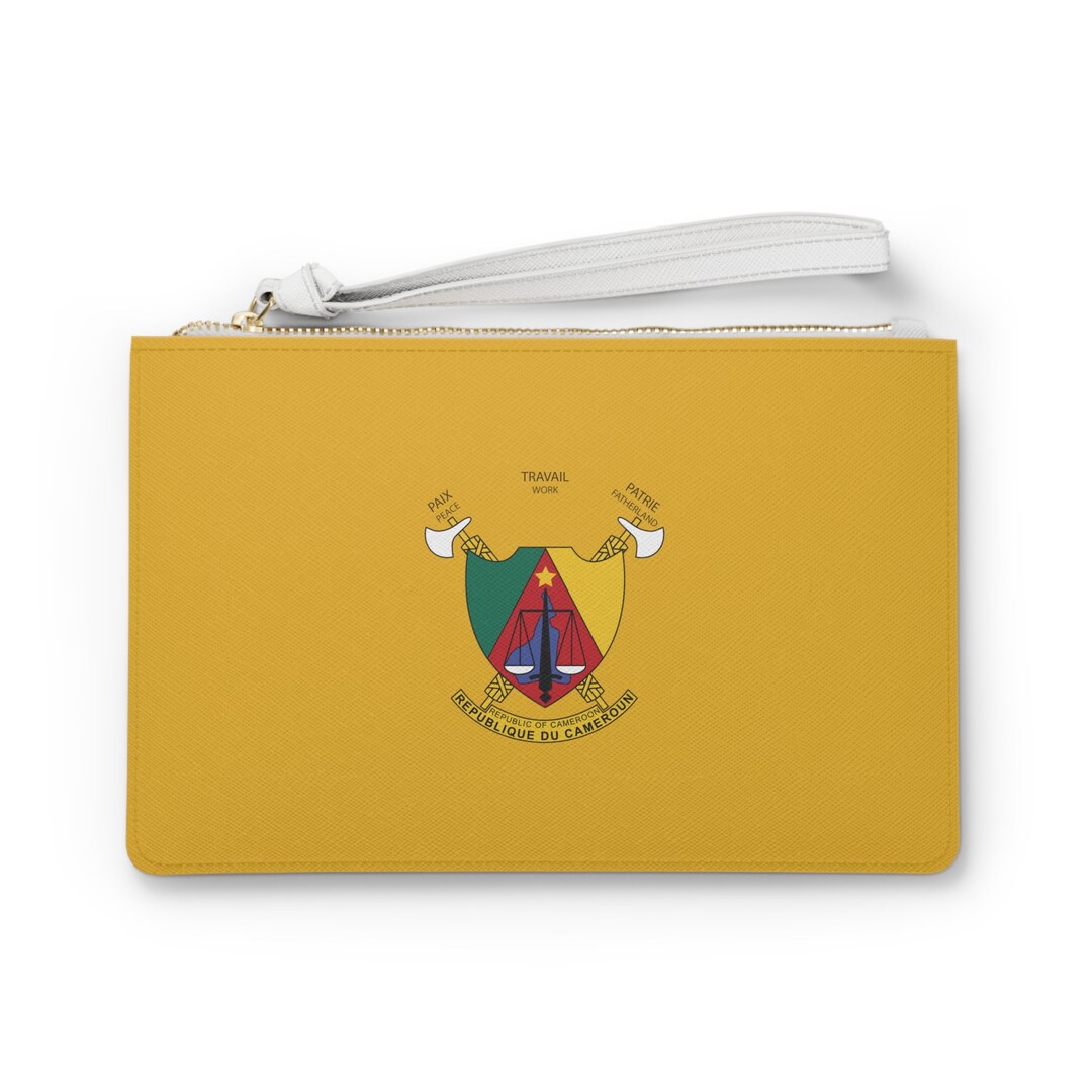 Cameroon Clutch Bag Yellow African Clutch Purse Cameroon Etsy