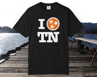 Tennessee Unisex T-shirt I Love Tennessee Cotton Shirt Tennessee Pride Tee USA Travel Shirt Tennessee Top