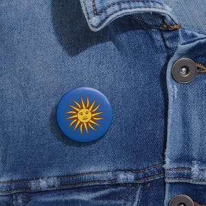 Uruguay Pin Button Uruguay International Pin Button Uruguay Travel Gift Uruguayan Decor Uruguay Shirt and Accessories