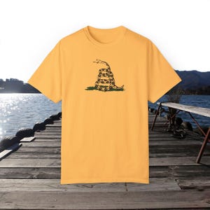 American Revolution Unisex Tshirt Gadsden Flag Unisex Cotton Shirt Gadsden Rattlesnake T-shirt American Animal Tee