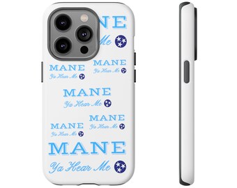 Tennessee Slang Phone Case | Memphis, Nashville, Chattanooga | iPhone Samsung Google Pixel | Mane Ya Hear Me - Outta Town White