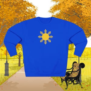 Philippines Unisex Crewneck Sweatshirt, Philippines Unisex Cotton Blend Sweatshirt, Filipino Sweatshirt, Pinoy Gift, Philippines